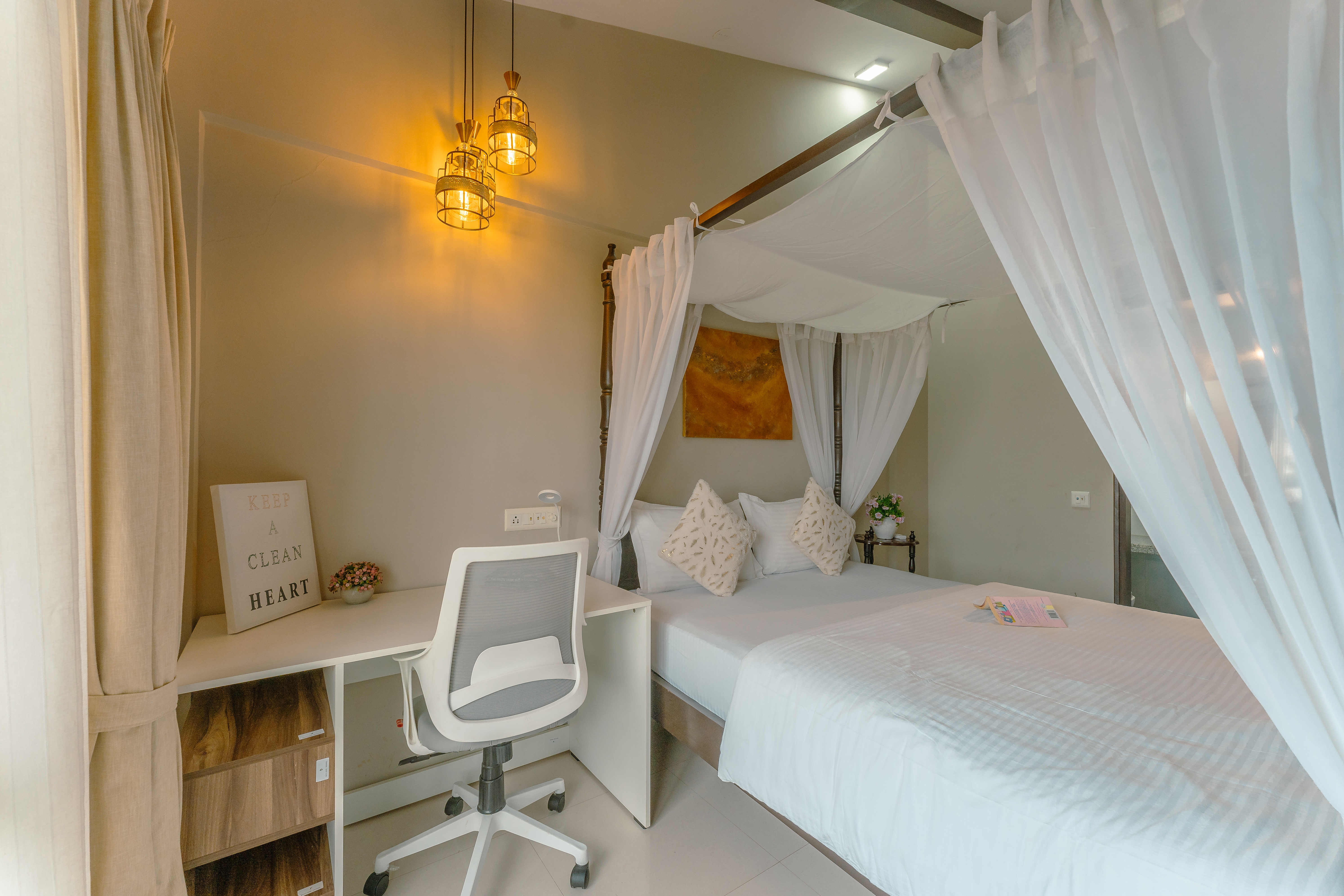 White Feather Castle Nerul Bedroom