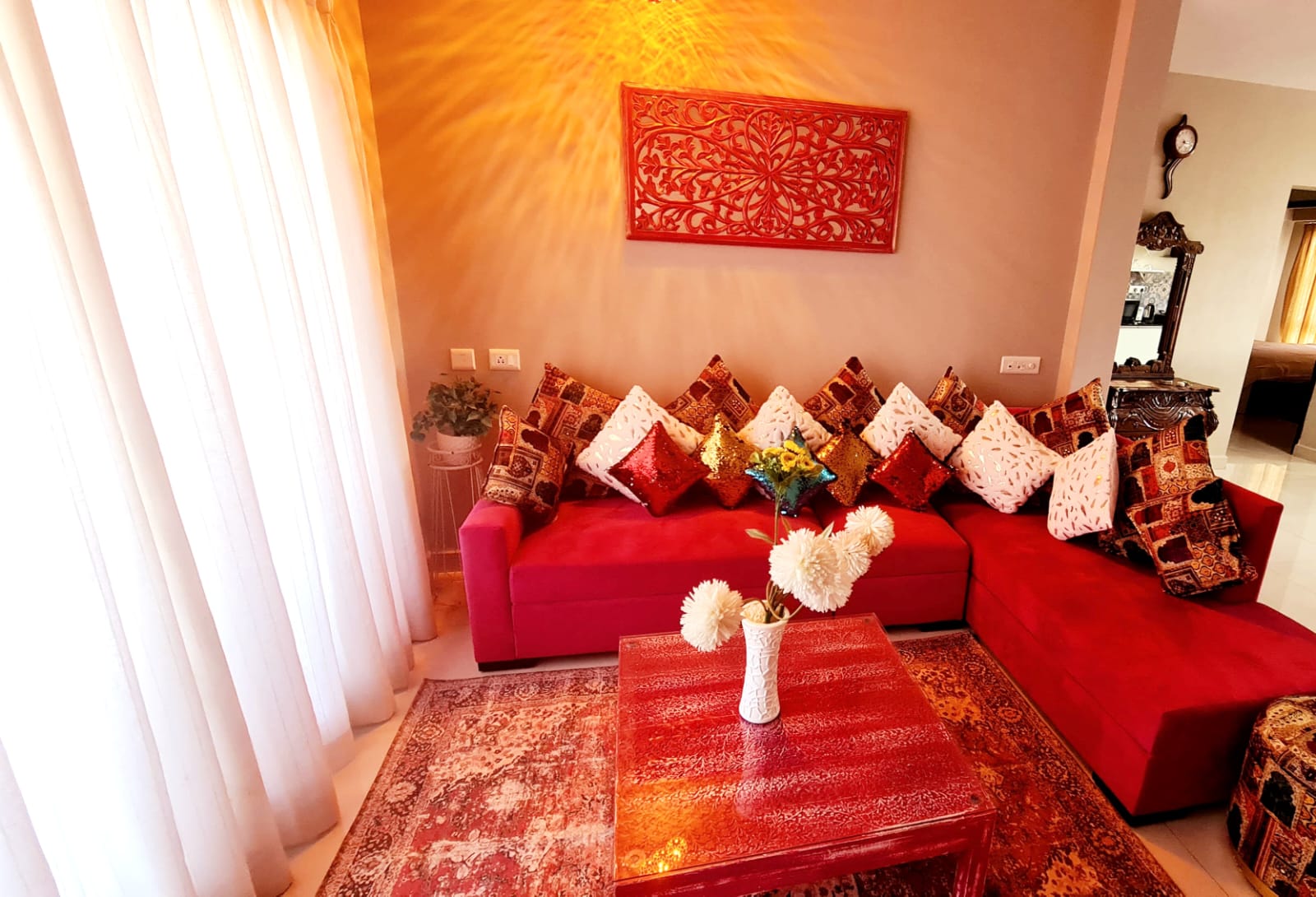 White Feather Castle Nerul Living Room