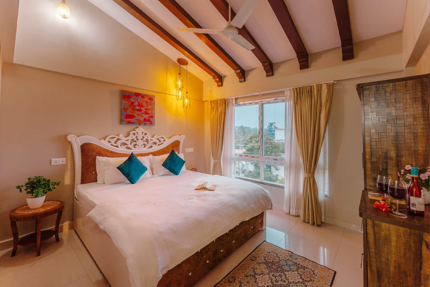 White Feather Castle Nerul Bedroom